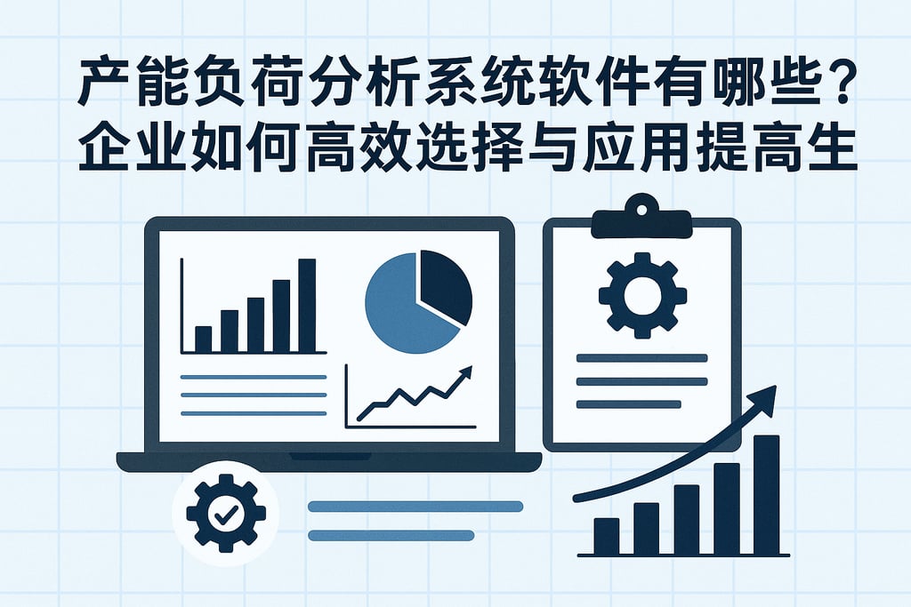 产能负荷分析系统软件有哪些？企业如何高效选择与应用提高生产效率