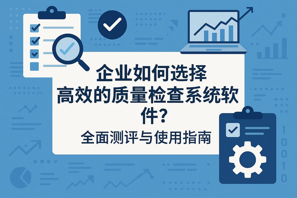 企业如何选择高效的质量检查系统软件？全面测评与使用指南