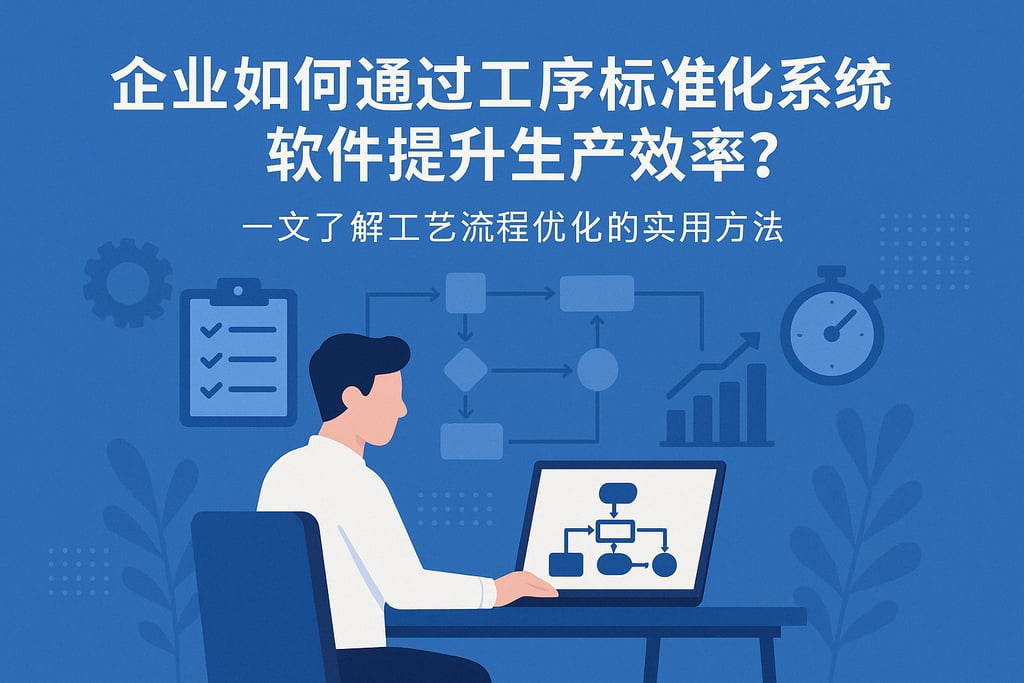 企业如何通过工序标准化系统软件提升生产效率？一文了解工艺流程优化的实用方法