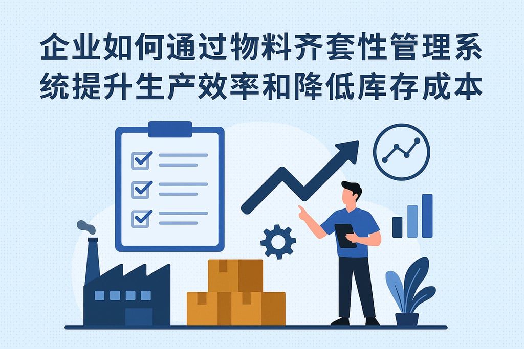 企业如何通过物料齐套性管理系统提升生产效率和降低库存成本