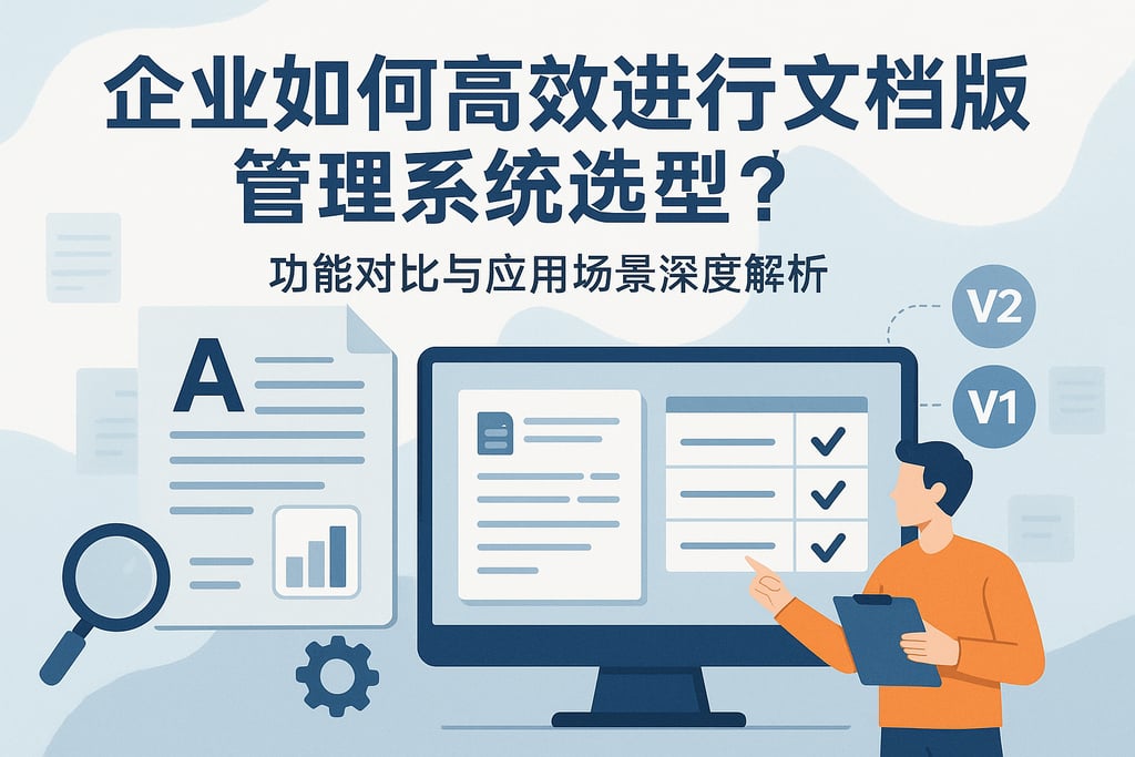 企业如何高效进行文档版本管理系统选型？功能对比与应用场景深度解析