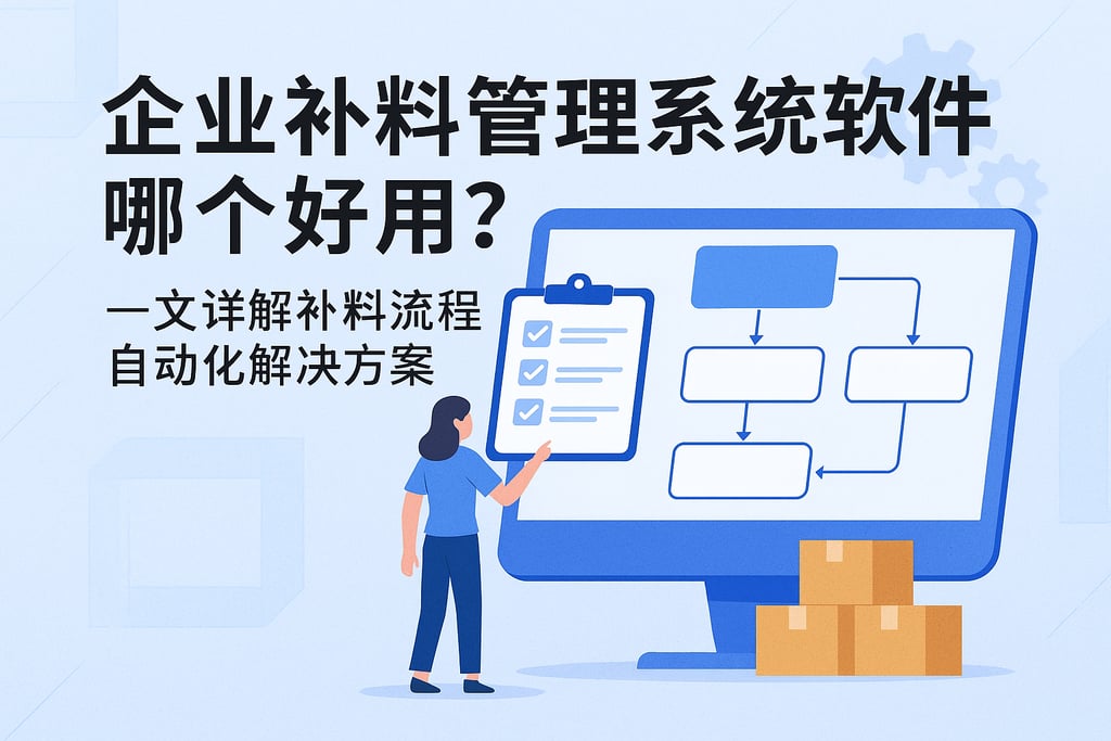 企业补料管理系统软件哪个好用？一文详解补料流程自动化解决方案