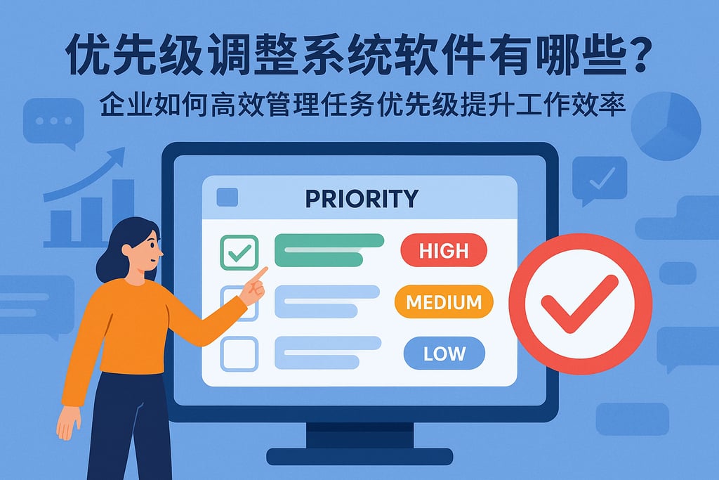 优先级调整系统软件有哪些？企业如何高效管理任务优先级提升工作效率