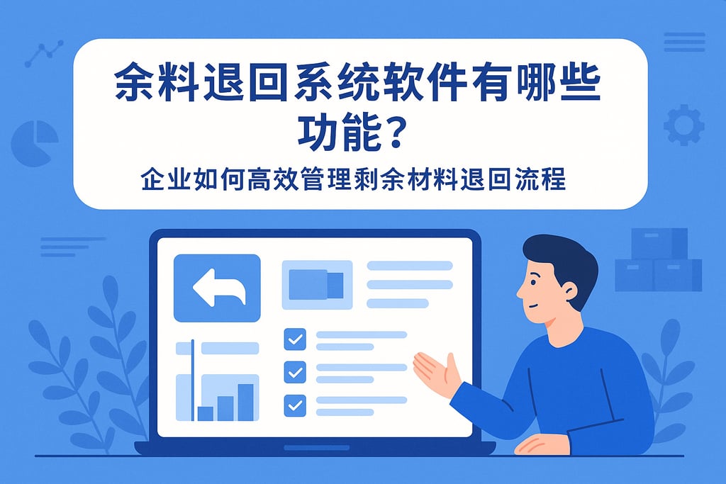 余料退回系统软件有哪些功能？企业如何高效管理剩余材料退回流程