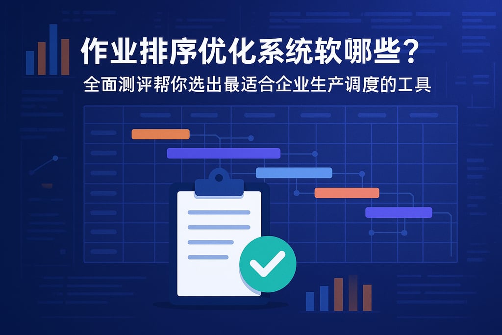 作业排序优化系统软件有哪些？全面测评帮你选出最适合企业生产调度的工具