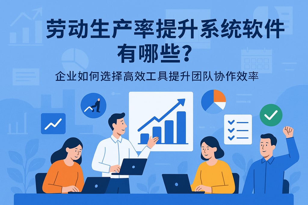 劳动生产率提升系统软件有哪些？企业如何选择高效工具提升团队协作效率