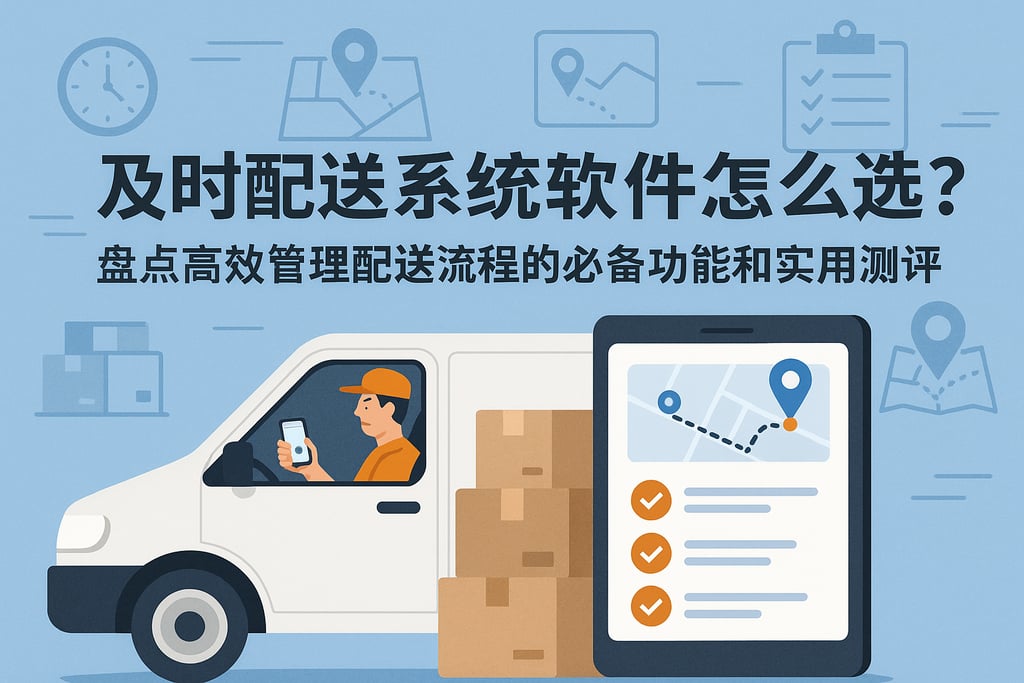 及时配送系统软件怎么选？盘点高效管理配送流程的必备功能和实用测评