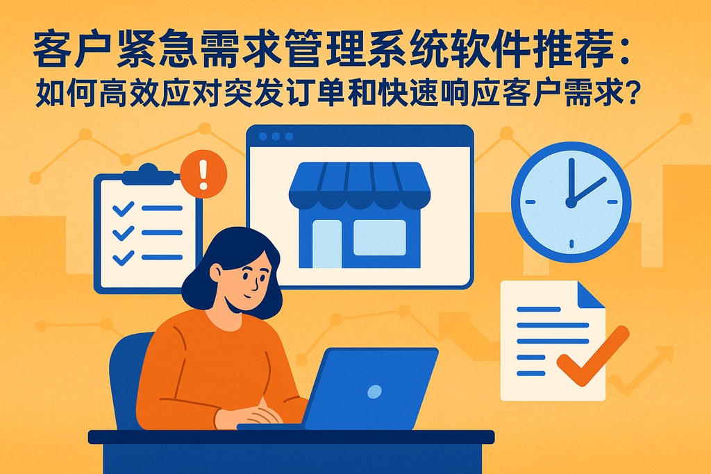 客户紧急需求管理系统软件推荐：如何高效应对突发订单和快速响应客户需求？