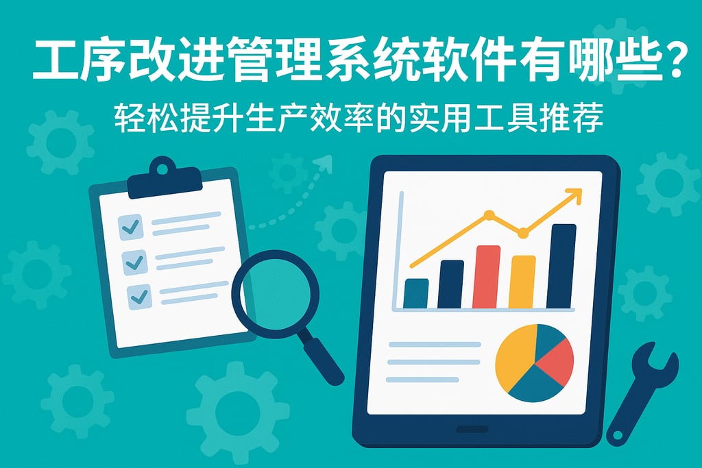 工序改进管理系统软件有哪些？轻松提升生产效率的实用工具推荐