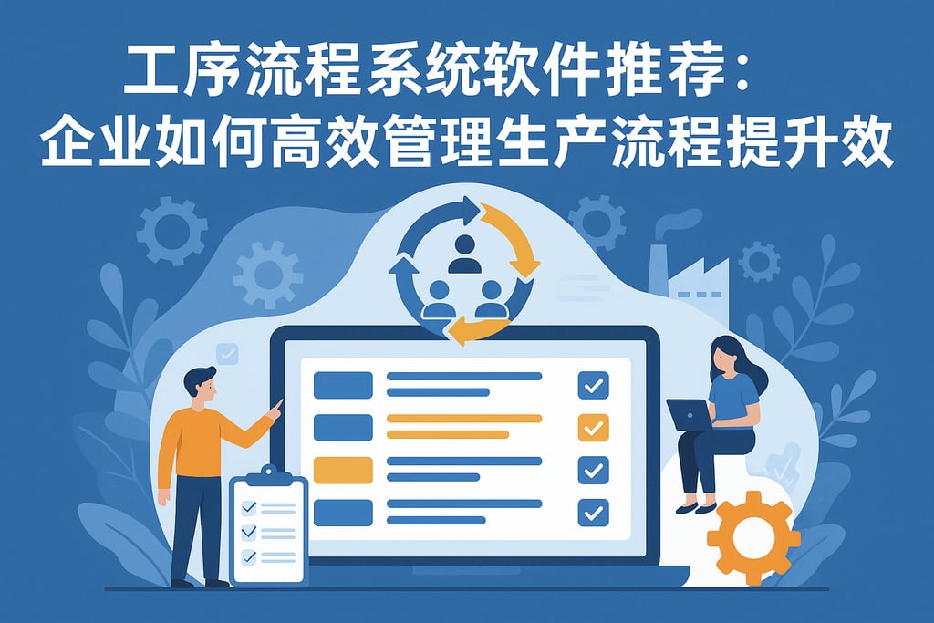 工序流程系统软件推荐：企业如何高效管理生产流程提升工作效率