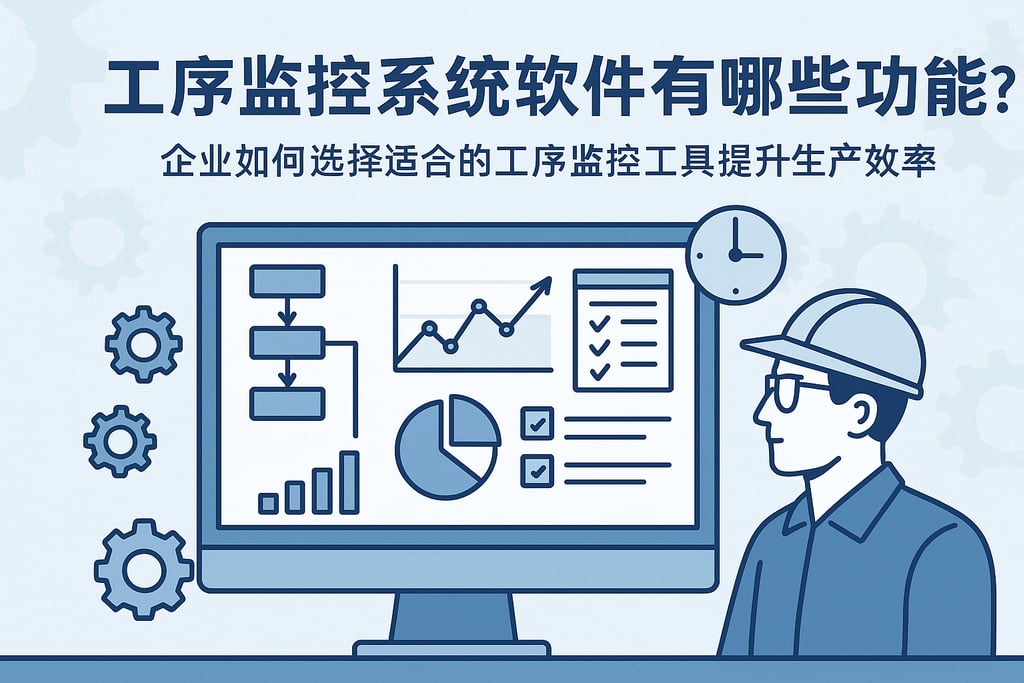 工序监控系统软件有哪些功能？企业如何选择适合的工序监控工具提升生产效率