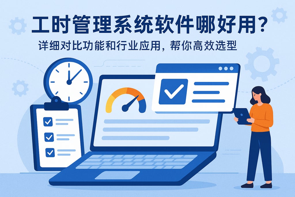 工时管理系统软件哪个好用？详细对比功能和行业应用，帮你高效选型