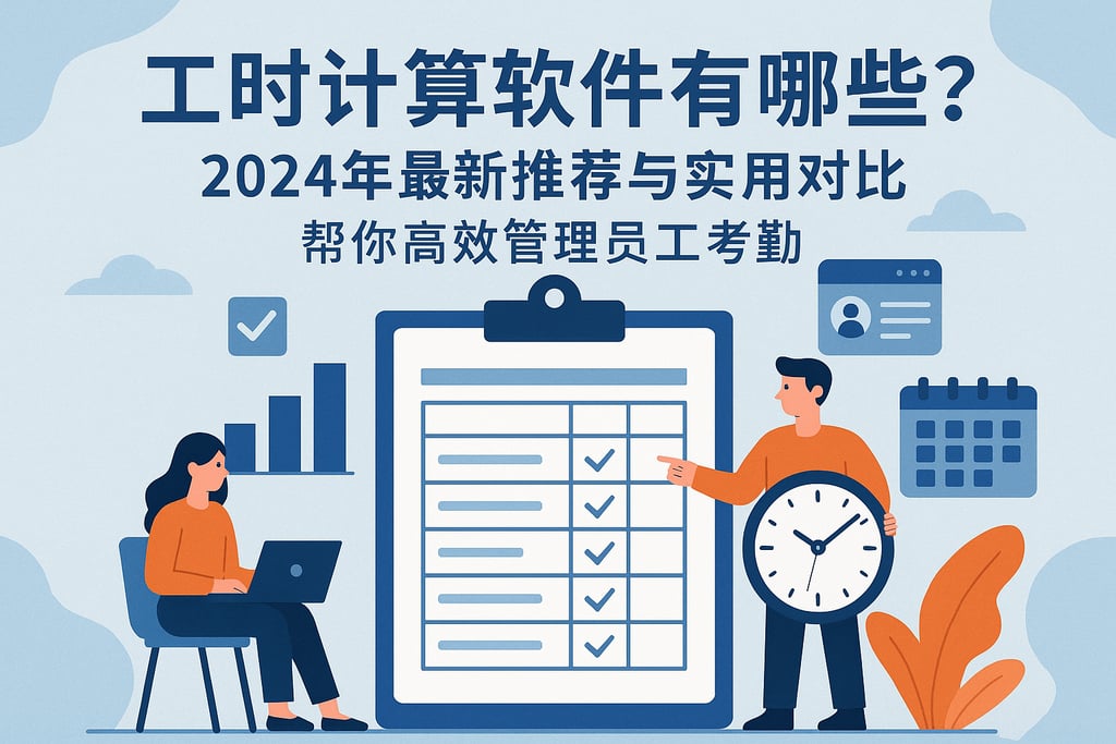 工时计算软件有哪些？2024年最新推荐与实用对比，帮你高效管理员工考勤