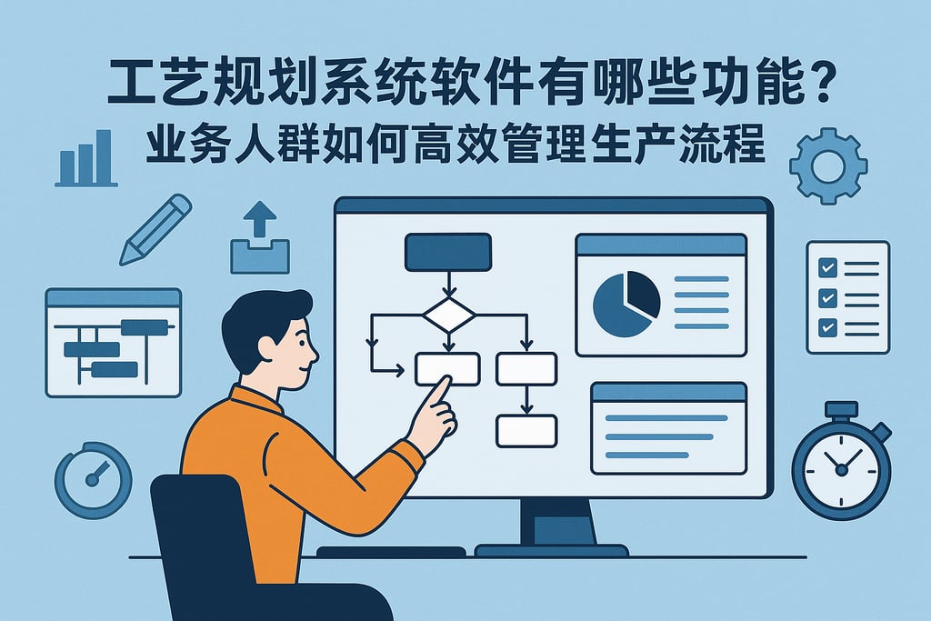 工艺规划系统软件有哪些功能？业务人群如何高效管理生产流程
