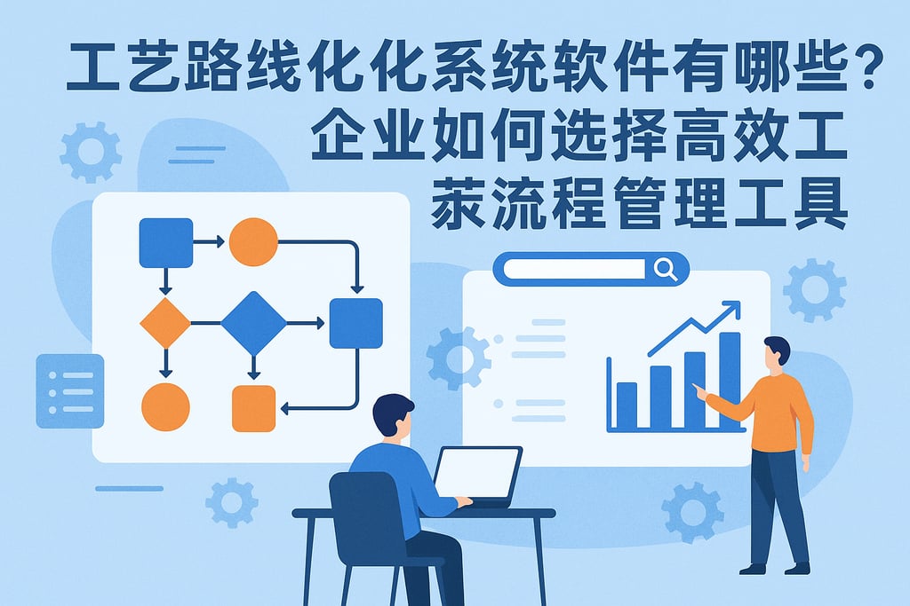 工艺路线优化系统软件有哪些？企业如何选择高效工艺流程管理工具