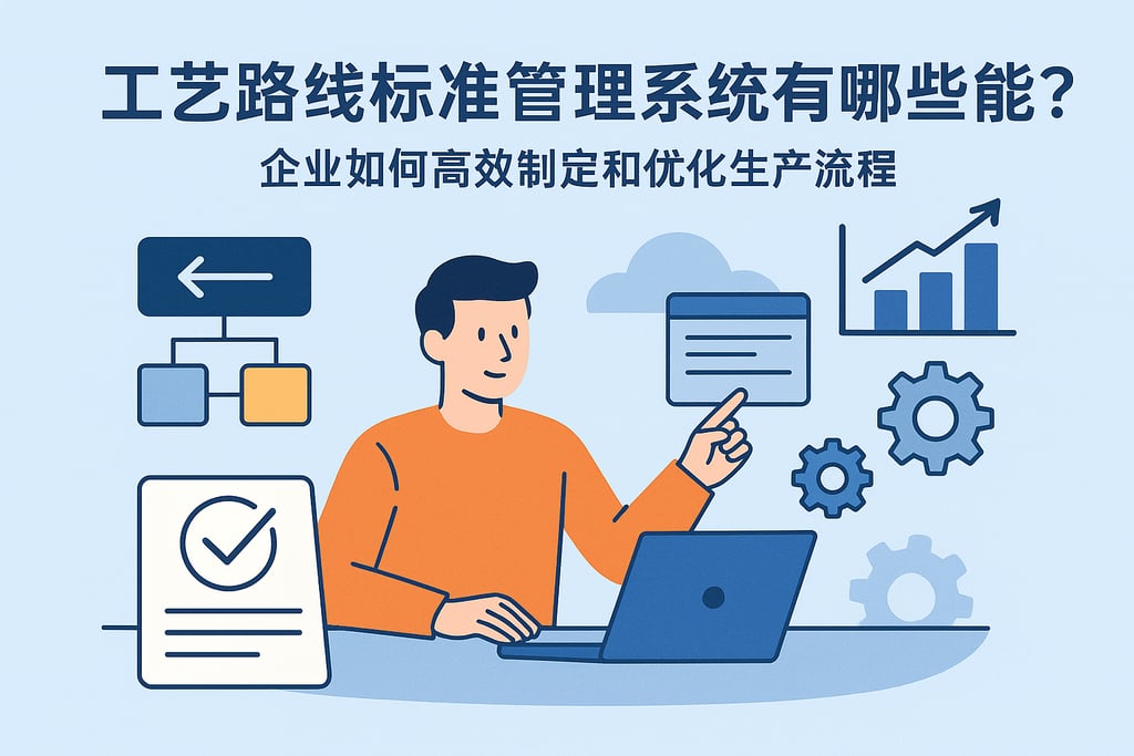 工艺路线标准管理系统有哪些功能？企业如何高效制定和优化生产流程