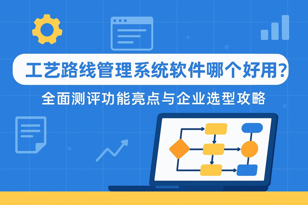 工艺路线管理系统软件哪个好用？全面测评功能亮点与企业选型攻略