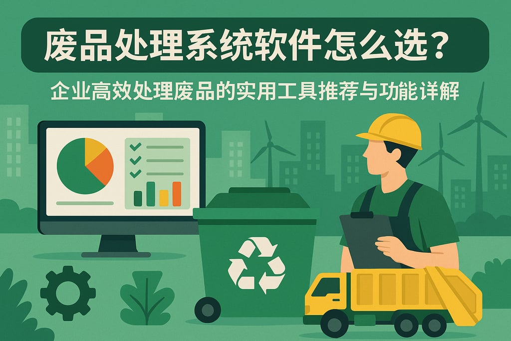 废品处理系统软件怎么选？企业高效处理废品的实用工具推荐与功能详解