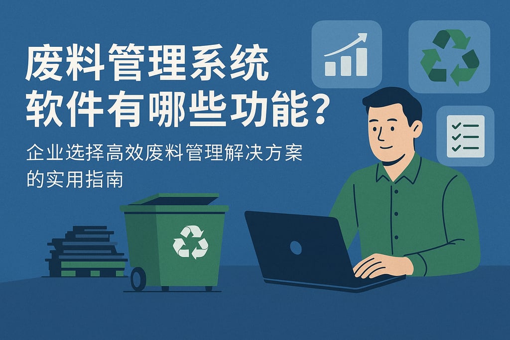 废料管理系统软件有哪些功能？企业选择高效废料管理解决方案的实用指南