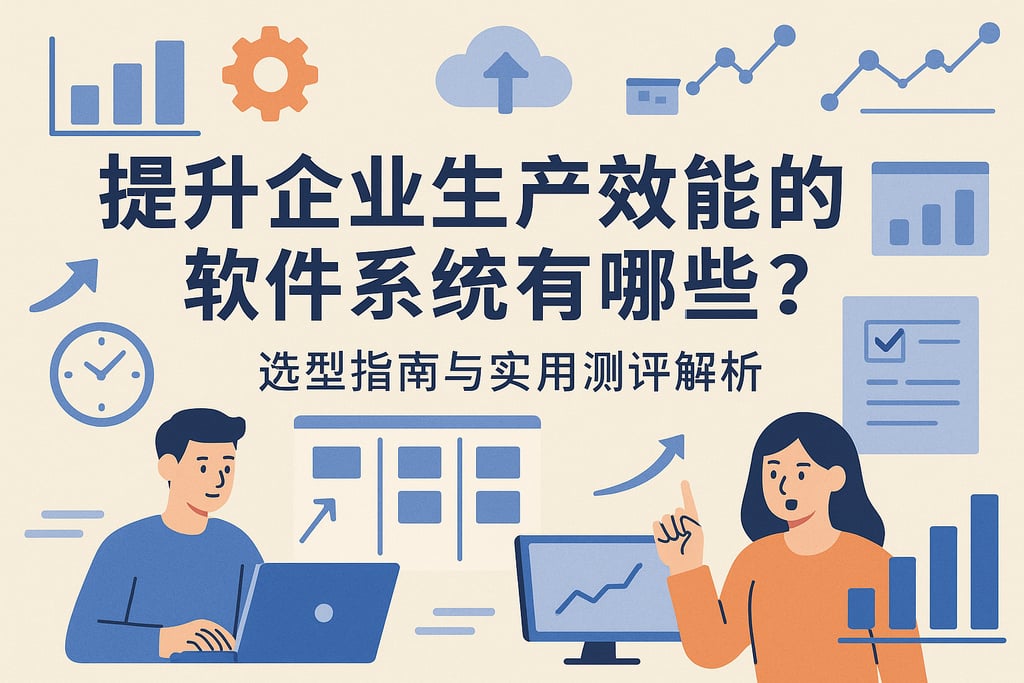 提升企业生产效能的软件系统有哪些？选型指南与实用测评解析