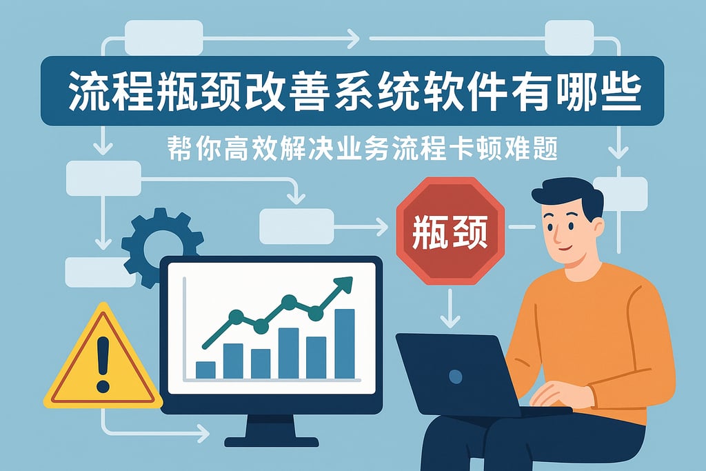 流程瓶颈改善系统软件有哪些？帮你高效解决业务流程卡顿难题