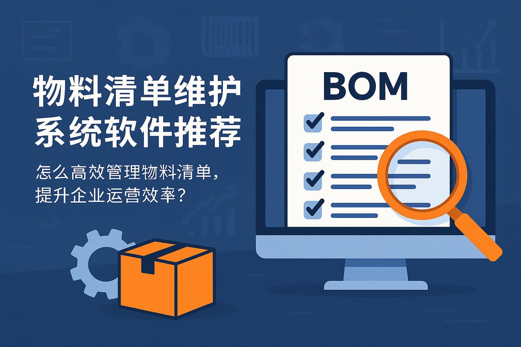 物料清单维护系统软件推荐：怎么高效管理物料清单、提升企业运营效率？