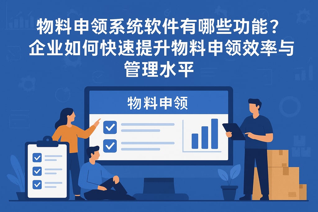 物料申领系统软件有哪些功能？企业如何快速提升物料申领效率与管理水平
