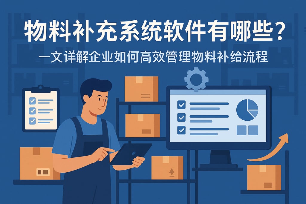 物料补充系统软件有哪些？一文详解企业如何高效管理物料补给流程