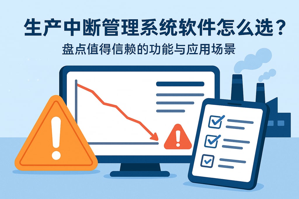 生产中断管理系统软件怎么选？盘点值得信赖的功能与应用场景