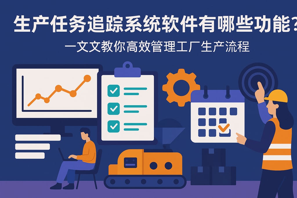 生产任务追踪系统软件有哪些功能？一文教你高效管理工厂生产流程