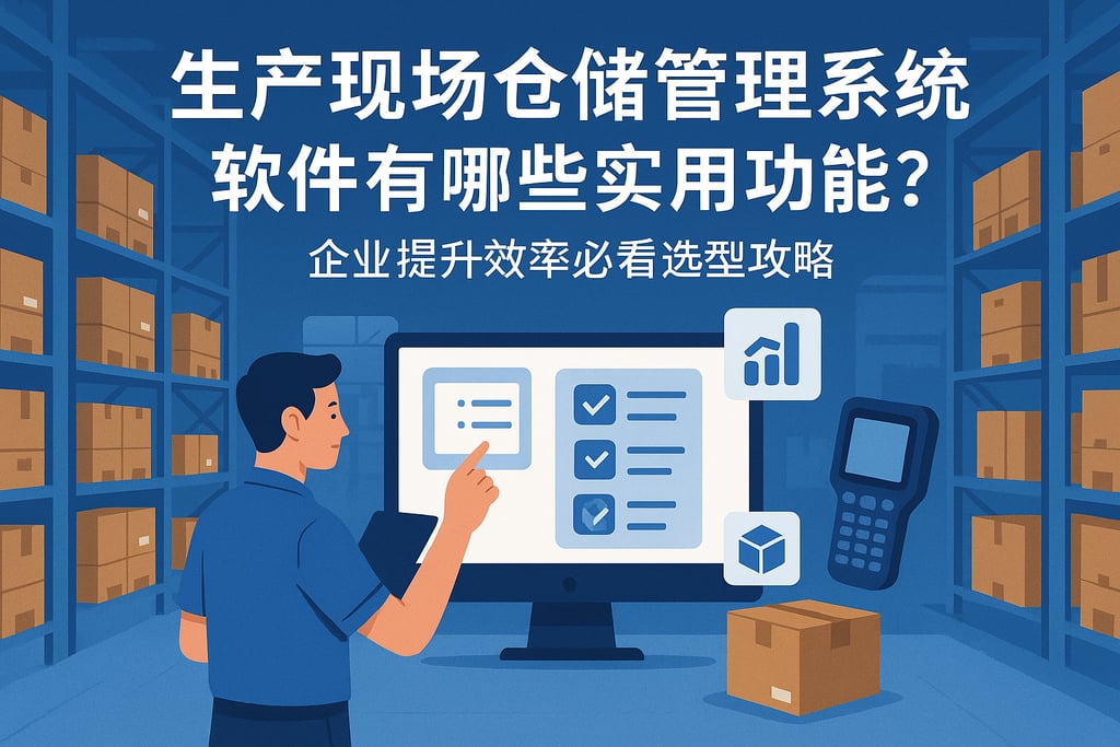 生产现场仓储管理系统软件有哪些实用功能？企业提升效率必看选型攻略