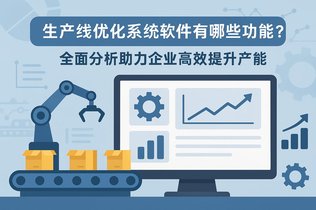 生产线优化系统软件有哪些功能？全面分析助力企业高效提升产能