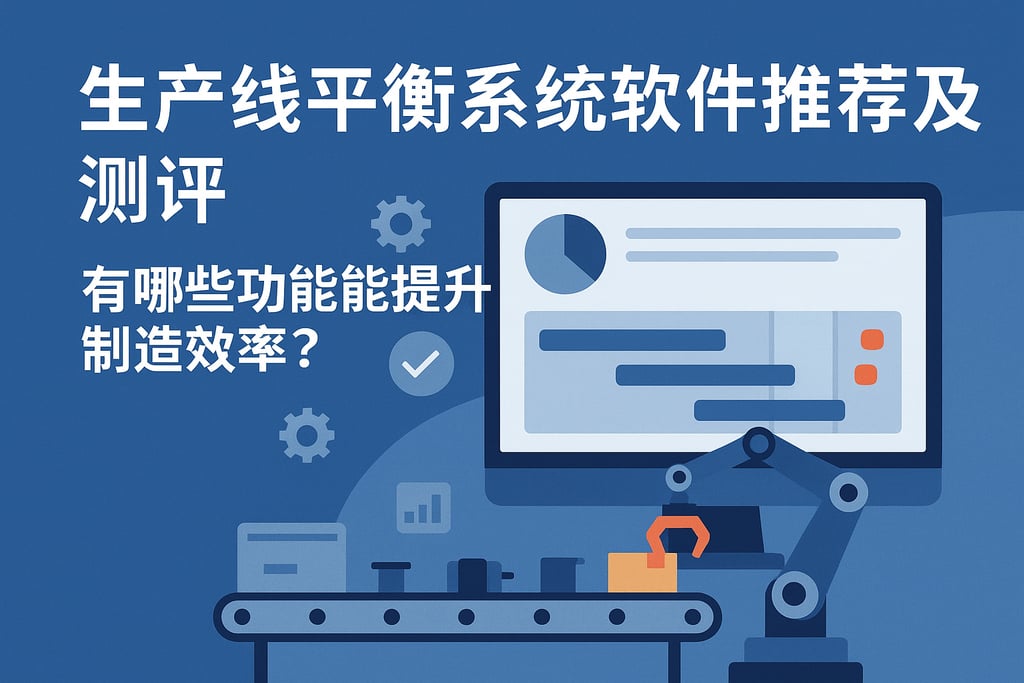 生产线平衡系统软件推荐及测评：有哪些功能能提升制造效率？
