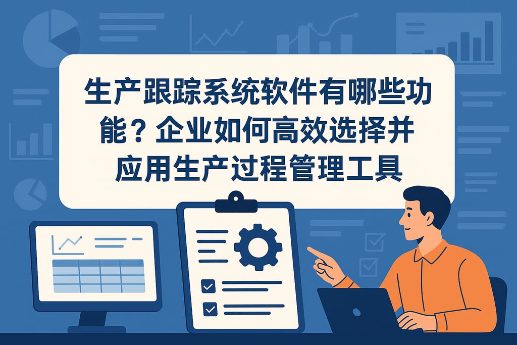 生产跟踪系统软件有哪些功能？企业如何高效选择并应用生产过程管理工具