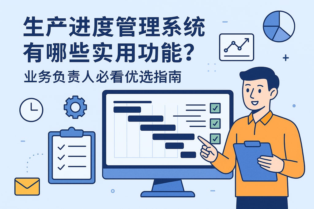 生产进度管理系统有哪些实用功能？业务负责人必看优选指南