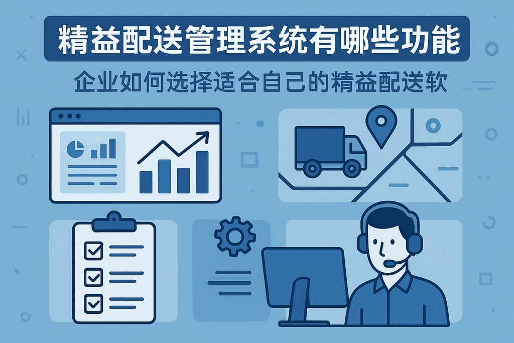 精益配送管理系统有哪些功能？企业如何选择适合自己的精益配送软件
