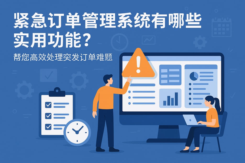 紧急订单管理系统有哪些实用功能？帮您高效处理突发订单难题