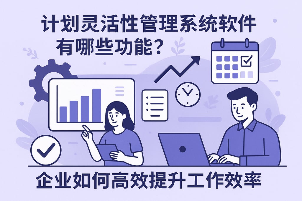 计划灵活性管理系统软件有哪些功能？企业如何高效提升工作效率