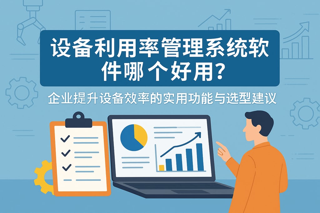 设备利用率管理系统软件哪个好用？企业提升设备效率的实用功能与选型建议