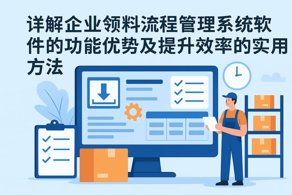 详解企业领料流程管理系统软件的功能优势及提升效率的实用方法