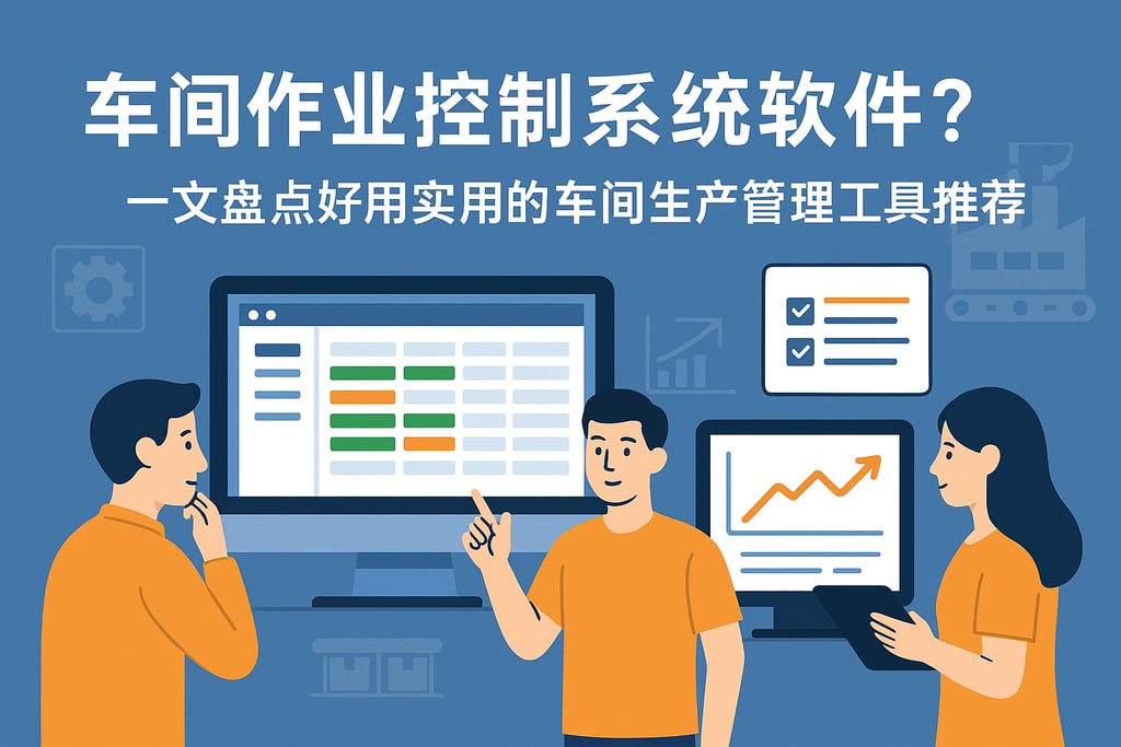 车间作业控制系统软件有哪些？一文盘点好用实用的车间生产管理工具推荐