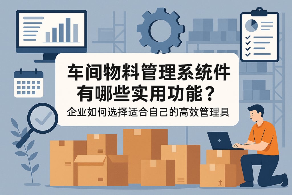 车间物料管理系统软件有哪些实用功能？企业如何选择适合自己的高效管理工具