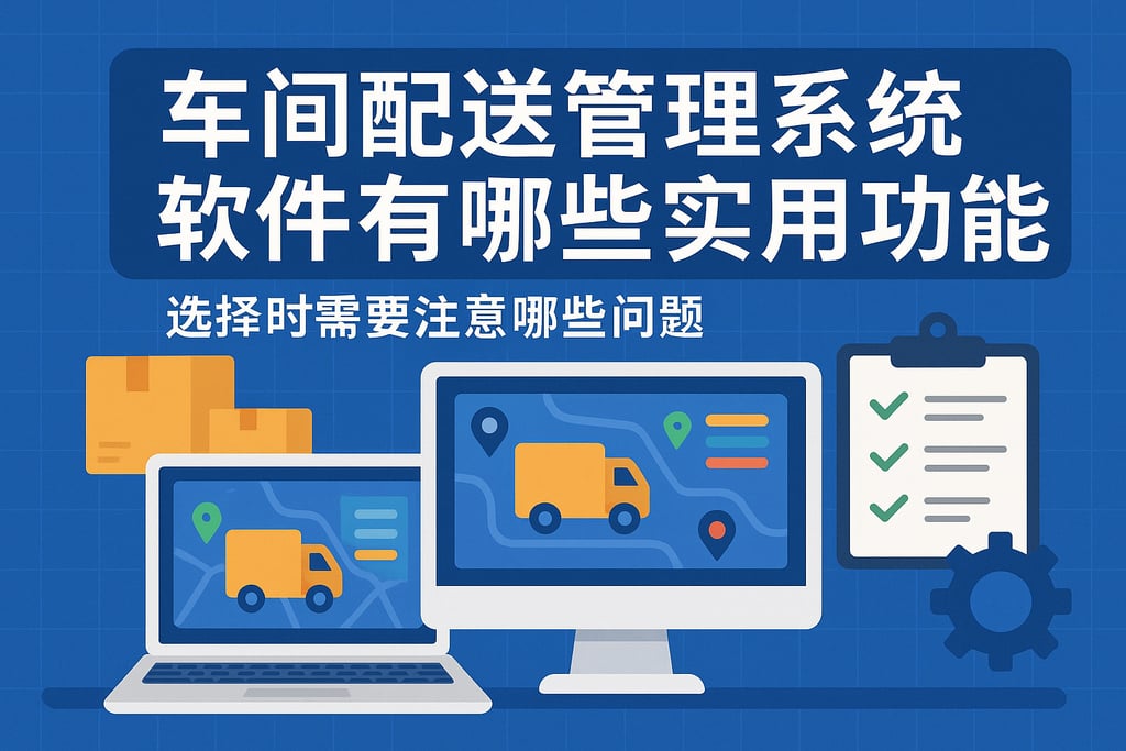车间配送管理系统软件有哪些实用功能？选择时需要注意哪些问题