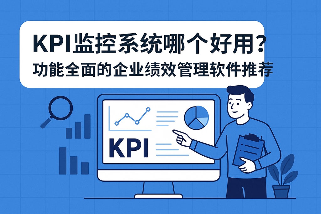 KPI监控系统哪个好用？功能全面的企业绩效管理软件推荐