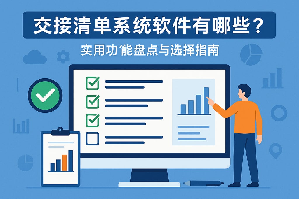 交接清单系统软件有哪些？实用功能盘点与选择指南