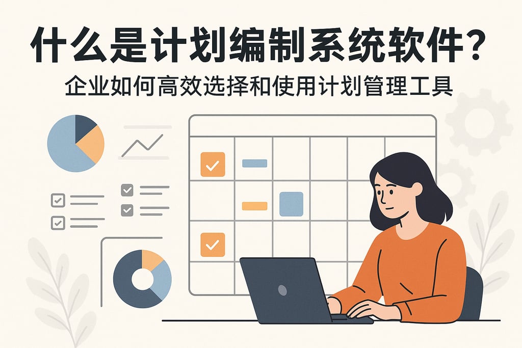 什么是计划编制系统软件？企业如何高效选择和使用计划管理工具