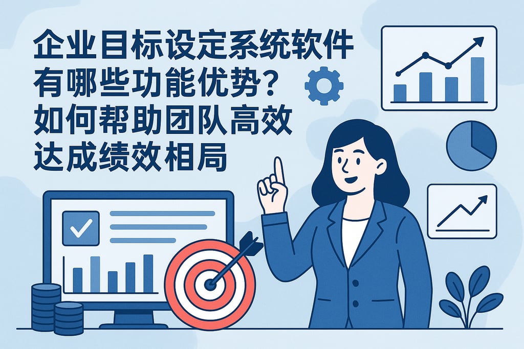 企业目标设定系统软件有哪些功能优势？如何帮助团队高效达成业绩目标