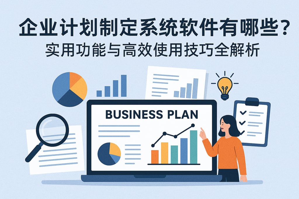 企业计划制定系统软件有哪些？实用功能与高效使用技巧全解析