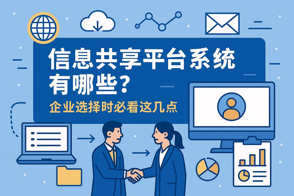 信息共享平台系统有哪些？企业选择时必看这几点