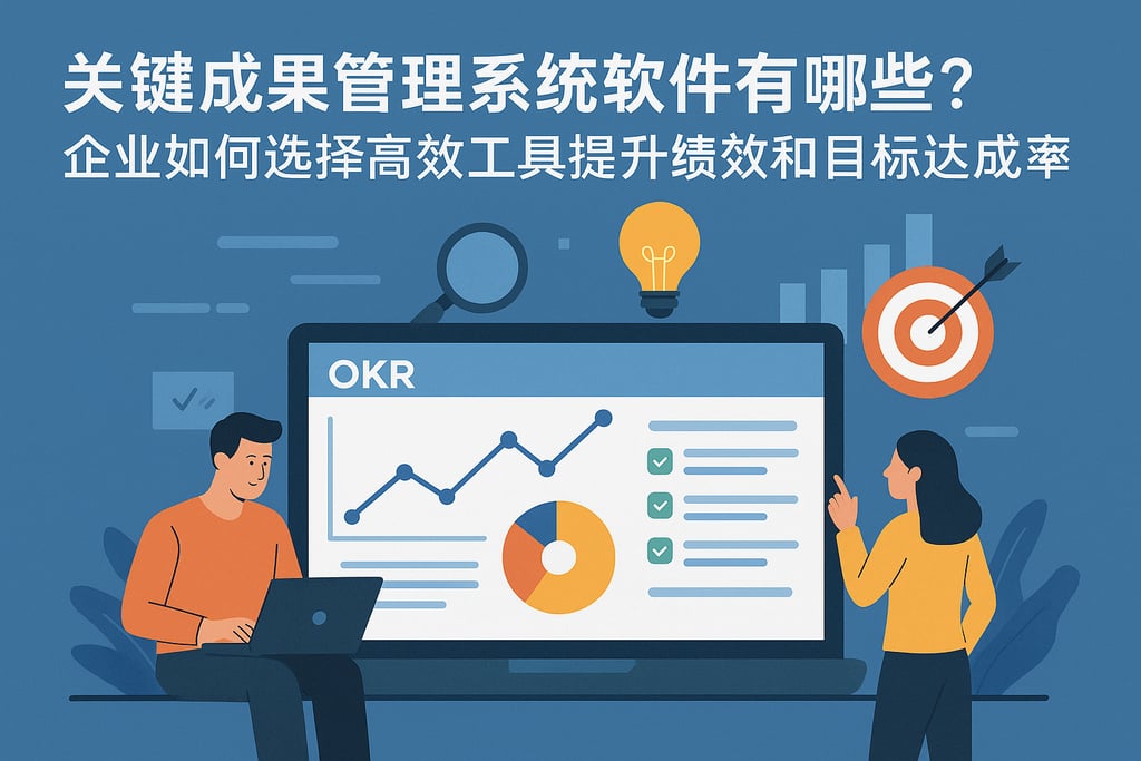 关键成果管理系统软件有哪些？企业如何选择高效工具提升绩效和目标达成率